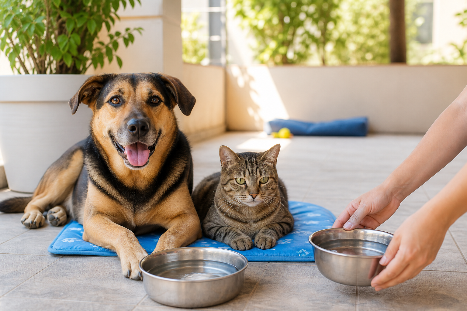 Calor e pets: passo a passo para proteger cães e gatos nos dias quentes